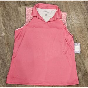 Stella Parker Sport Sleeveles‎ Golf Top Size L Nwt